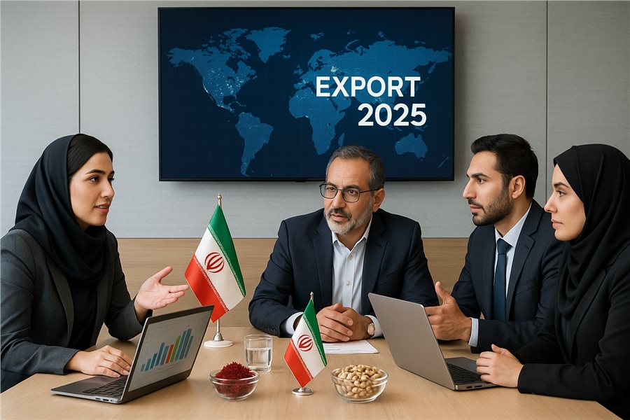 تیم تجاری ایرانی در حال برنامه‌ریزی برای صادرات در سال 2025